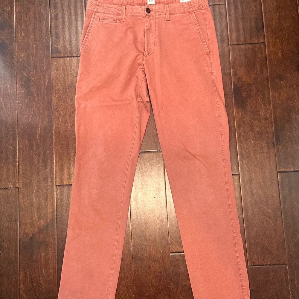 Men’s Coral Chino Pants Gap size 32X34